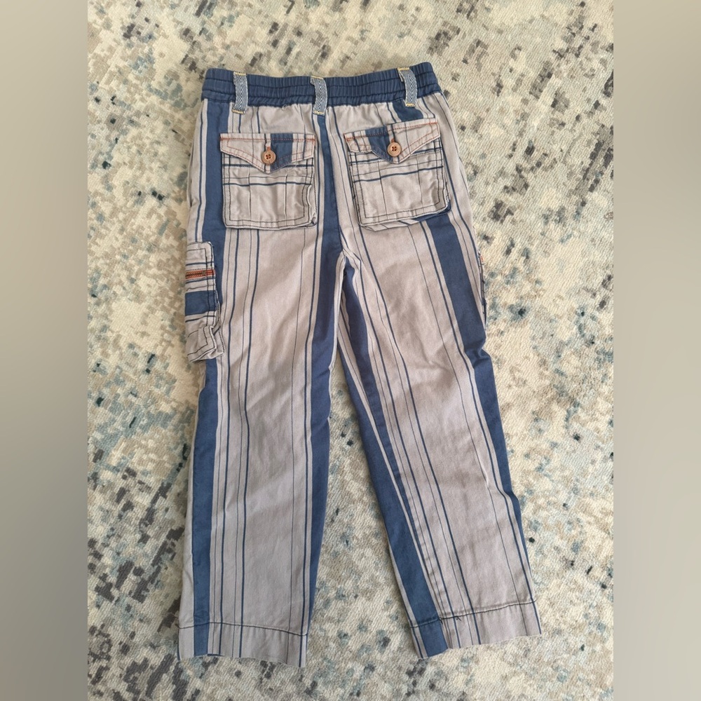 Matilda Jane and Joanna Gaines boys 4T blue and gray cargo pants - Picture 3 of 4